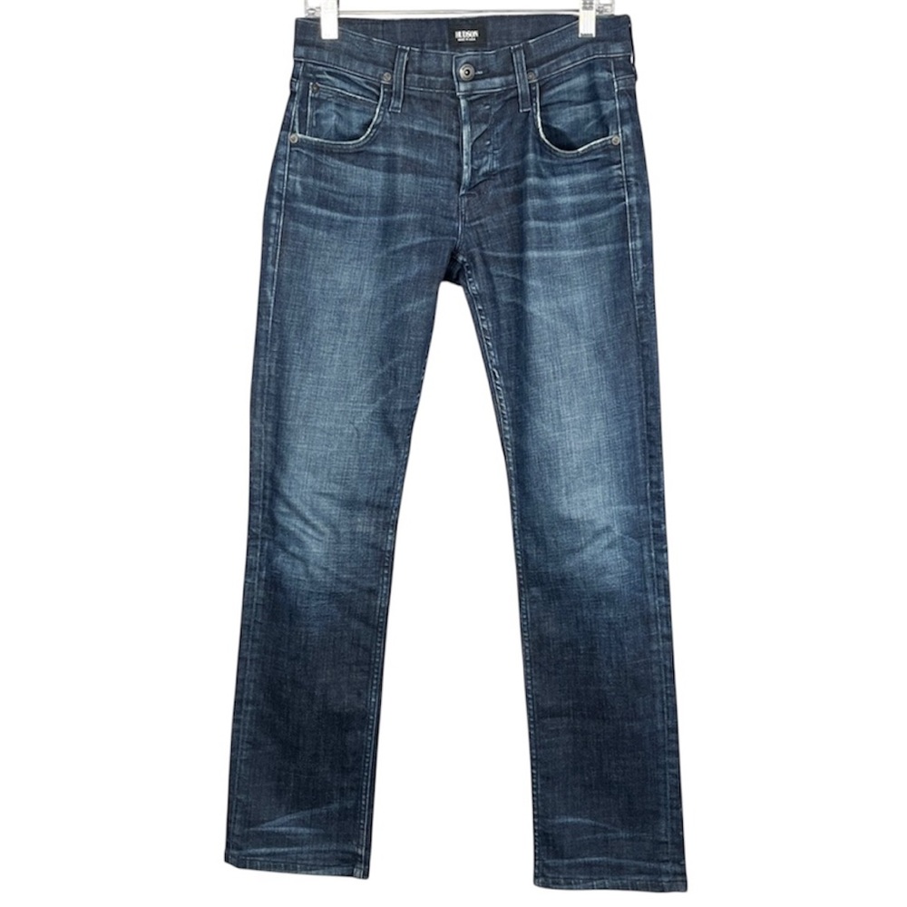 Hudson Jeans Five Pocket Straight Jeans‎ in Peak.